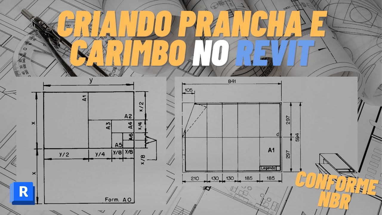 Como criar prancha e carimbo personalizado no REVIT