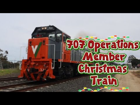 707 Operations Christmas Members Train to Warragul