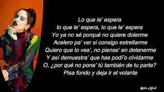 ROSALÍA - Dolerme LETRA ROSALÍA - Dolerme LETRA