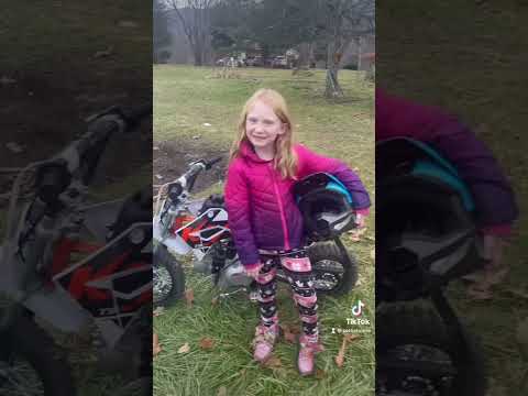 Kayo ts90 7 towards old girl rider! #kayo #kayodirtbike #dirtbike #pitbike #90cc #50cc #7yearold