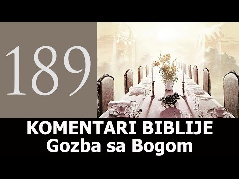 KB 189 - Gozba sa Bogom
