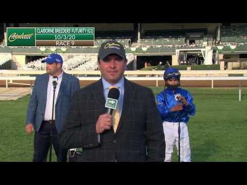 Essential Quality wins the 2020 Claiborne Breeders' Futurity (G1)