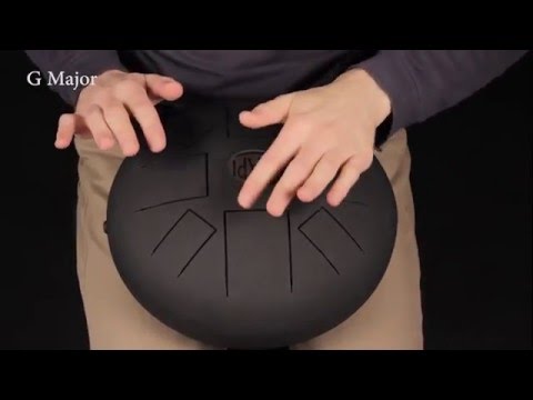 HAPI Steel Tongue Drum Slim G, F#, F Tuneable