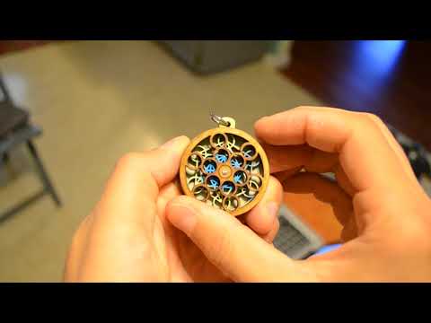 Metatron's Cube GlowtatoR Rotator Pendant