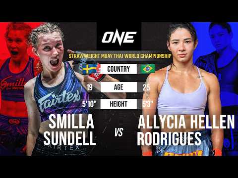 Shocking Women’s Muay Thai Battle 😱 Sundell vs. Rodrigues | Full Fight