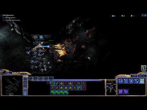 StarCraft: Mass Recall V7.0 Protoss Campaign Mission 6 - Into the Darkness