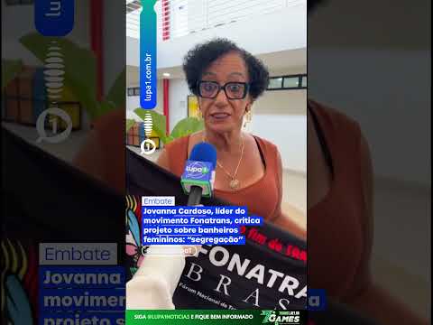 Jovanna Cardoso, líder do movimento Fonatrans, critica projeto sobre banheiros femininos: