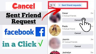 How to Cancel Sent Friend Request on Facebook 2022 | | How to Delete Sent Friend Request on Facebook