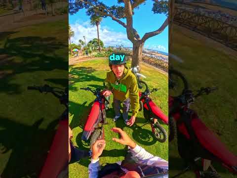 WE TRADED BIKES... Then He Chased After Me 😅 #shorts