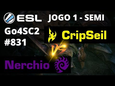 StarCraft 2 - CripSeil vs Nerchio (PvZ) Jogo 1 - SEMI - Go4SC2 Europe Cup #831 [PT-BR]