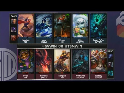 GV vs TSM Game 1 Highlights - GRAVITY vs TEAM SOLOMID - Week 4 NA LCS SUMMER 2015