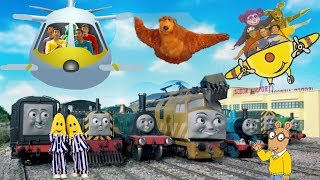 ABC for Kids Characters Sing &quot;Together&quot; by Thomas the Tank Engine (500th VIDEO!!)
