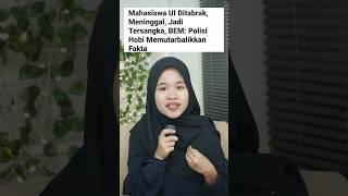 Download lagu Mahasiswa UI Awalnya Korban Kok Malah Jadi Tersangka?#viral #fyp #shorts #youtubeshorts #viralvideo mp3