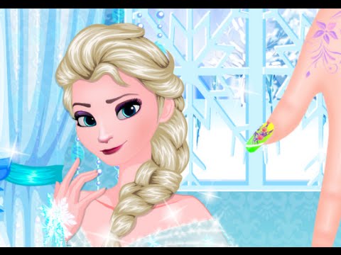 Spiele Fürstin Frozen - Gefrorene Nagel Umstylen (Frozen Nail Makeover)