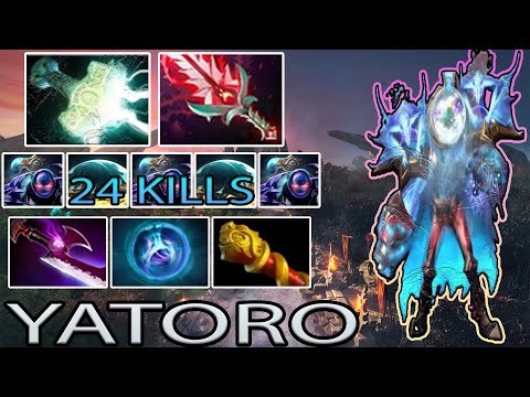 YATORO SUPER HARD CARRY 6 SLOTTED ARC WARDEN WITH 24 KILLS - DOTA 2 PRO HIGHLIGHTS