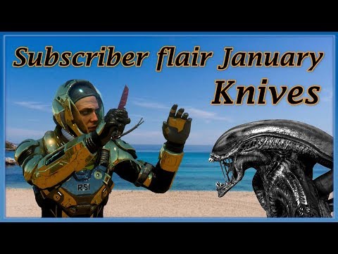 3.8.0. Subscriber flair January - Knives