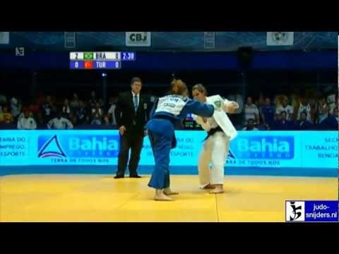 Judo 2012 World Championships Teams Salvador: Campos (BRA) - Katipoglu (TUR) [-63kg]