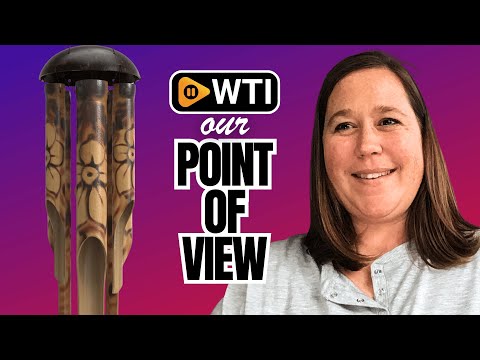 Rustic Bamboo Wind Chimes - Outside Outdoor Wooden Windchimes - WTI product video review