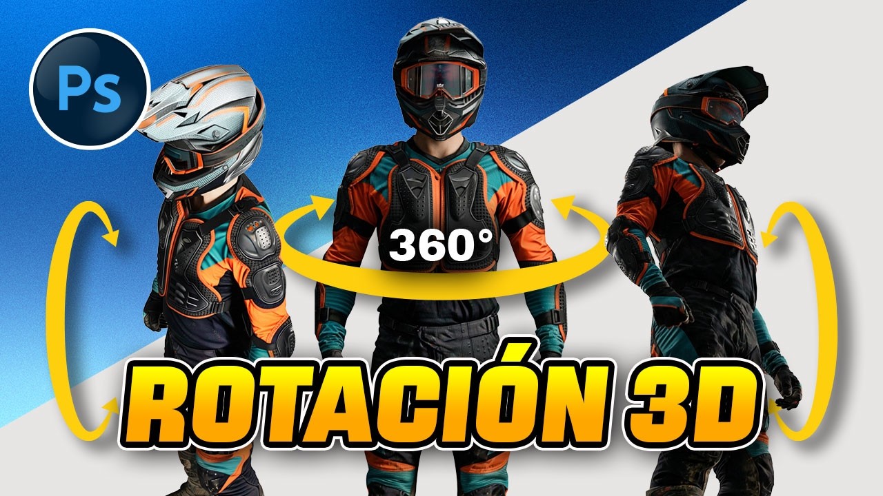 😱 Probando la NUEVA Herramienta de Photoshop | ROTACIÓN 3D