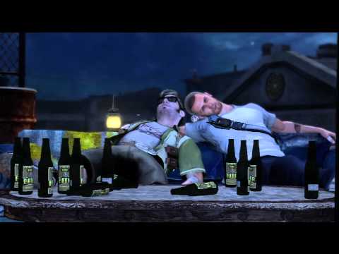 inFamous 2: Zeke and Cole have some drinks (HD)