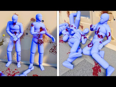 HyperBox 3.0 - Very Realistic Physics! Active Euphoria Ragdoll and Gore! #65