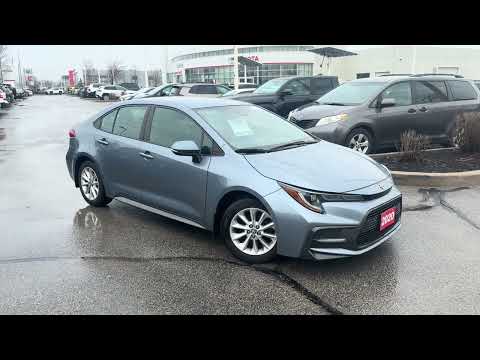 2020 Toyota Corolla SE CVT in Blue for sale at Stouffville Toyota in Whitchurch-Stouffville, ON