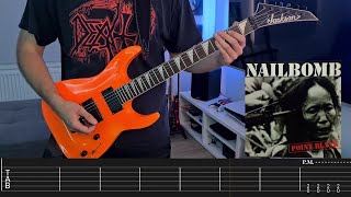 Nailbomb - Cockroaches (Guitar Cover + Screentabs)