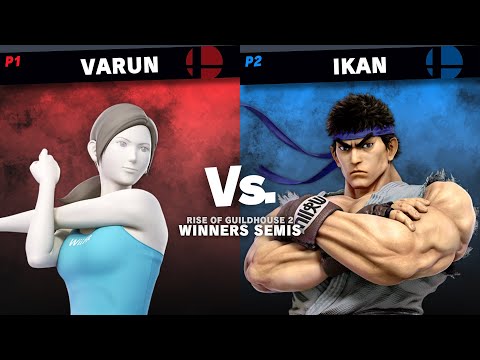 Varun (Wii Fit Trainer) vs Ikan (Ryu) - Winners Semis Rise of Guildhouse 2