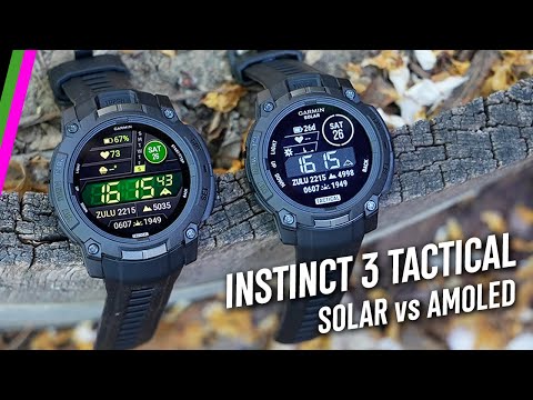 Garmin Instinct 3 Solar 45mm Tactical Edition Black with Black Band
