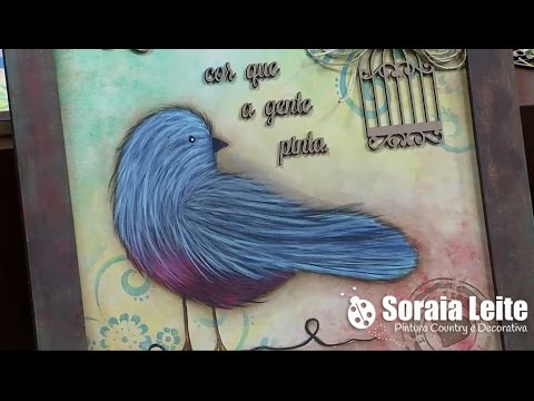 Soraia Leite  no programa Mulher.com  - Pássaro com Gaiola