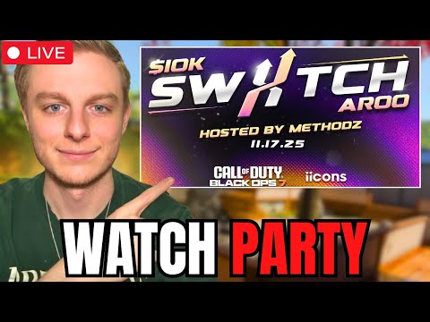 🔴METHODZ $10K SWITCHAROO WATCH PARTY