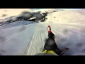 1100 Meter Piste Slide With No Skis 82Km H GoPro Hero