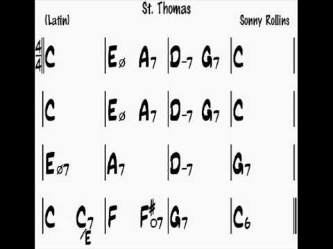 St. Thomas C backing track (bass & drums)