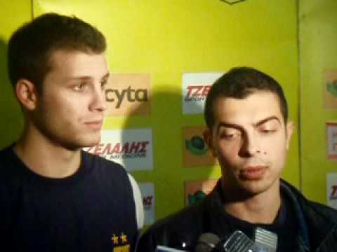 Dan Mavraides ARIS eurocup 19/12/2011