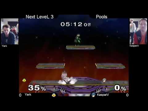 Next LeveL 3 - Yark (Sheik)  vs KasparV (Marth) - Pools