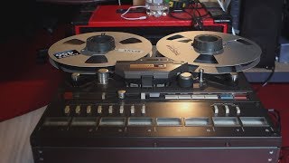 Video thumbnail for Recording With The Tascam 38 Reel To Reel Tape Recorder (Part A) by Dv555