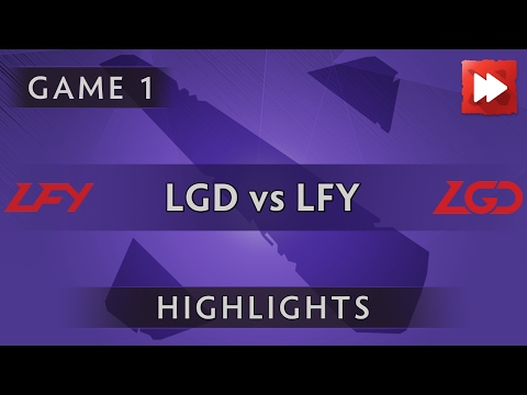LGD-GAMING vs LGD.Forever Young [Game 1] Masters Manila 2017 - Dota Highlights