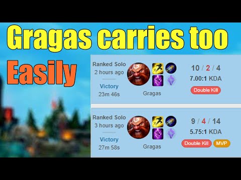The CARRY POTENTIAL of CDR AP Gragas is insane!