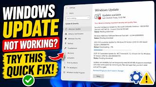 Windows Update not working? Try this quick fix!