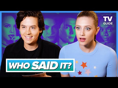 Riverdale Cast Plays WHO SAID IT? l Cole Sprouse, Lili Reinhart, KJ Apa