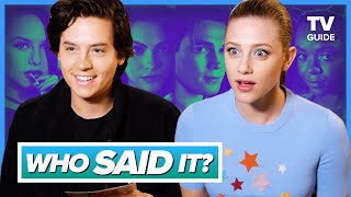 Riverdale Cast Plays WHO SAID IT? l Cole Sprouse, Lili Reinhart, KJ Apa