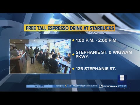 Starbucks: Free coffee drinks at rotating locations in...