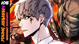 Young Assassin episode 105 || Mercenary Enrollment ||Explain in hindi Manhwa #xeeflixoi