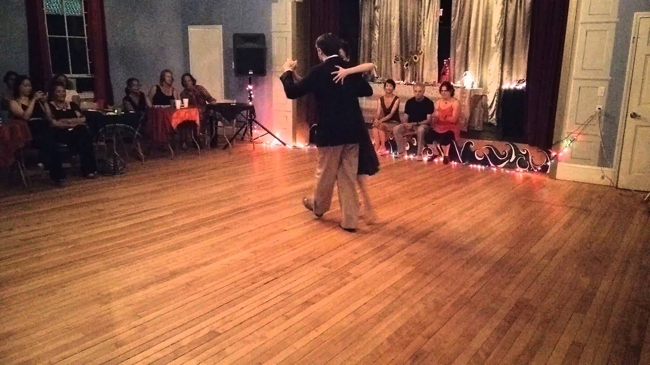 Adam Cornett and Tilly Kimm performing in Portland, ME 2 of 3