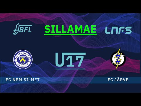 FC NPM Silmet U17 - FC Järve U17. BFL U17 Sillamae, Estonia