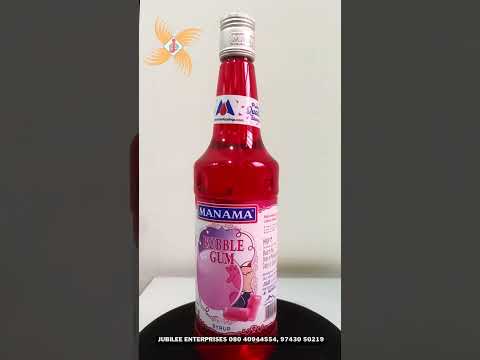 Manama Bubble Gum Syrup 750Ml