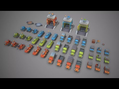Unity Asset Review - Cartoon Army Vehicle by Polysquid