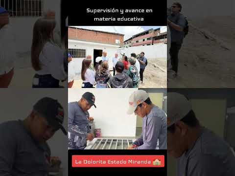 Ministro de Educación junto al viceministro Willian Gil inspeccionaron la UEN Mariscal Sucre Miranda