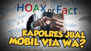 Hoax or Fact: Jual Mobil Kementerian Keuangan via Whatsapp atas Nama Kapolres Sampang?
