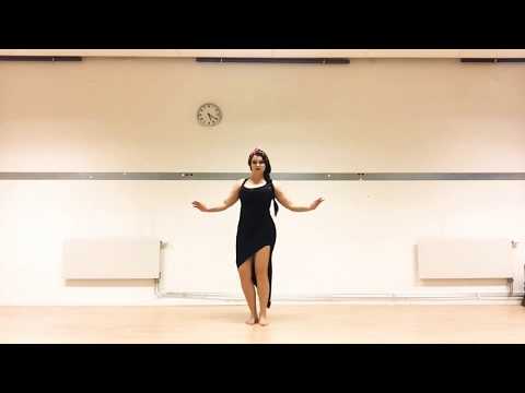 Magdans till trumsolo - Belly dance improvisation drum solo - Magdansös Selina Sevil